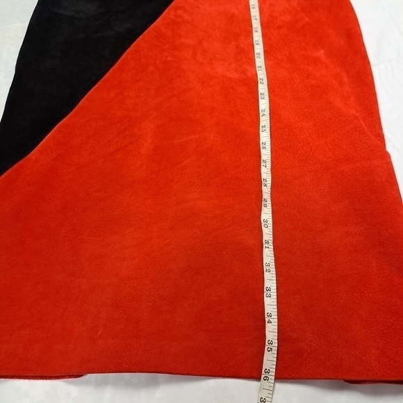 BAGATELLE Vintage Genuine Suede Leather Shift Dress - Picture 12 of 12